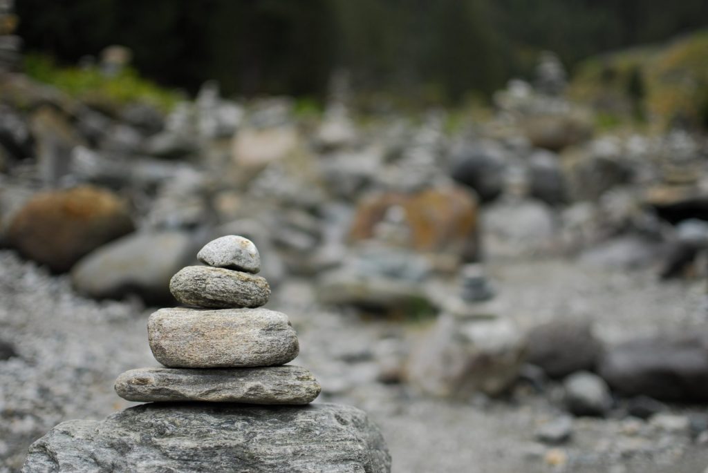 Steinmännchen - Steine in Balance